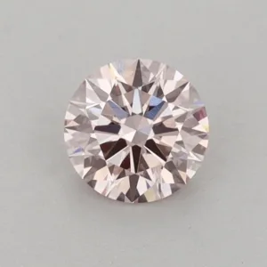 0.54 Carat Round Fancy Pink VS1 Lab Diamond
