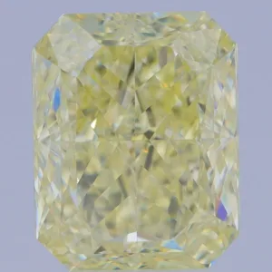 5.02 Carat Radiant Fancy Yellow VVS2 Natural Diamond