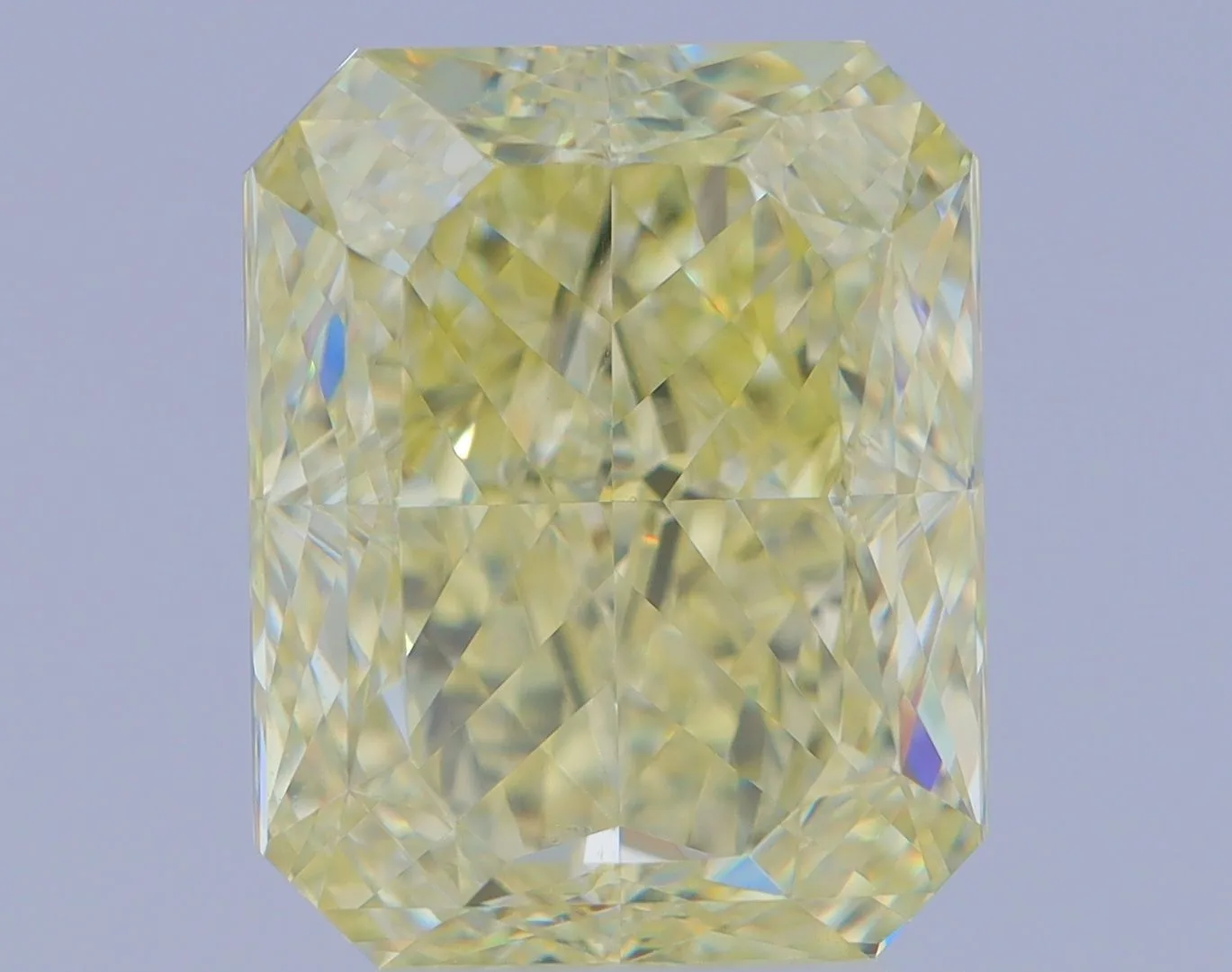 5.02 Carat Radiant Fancy Yellow VVS2 Natural Diamond 1 5.02 Carat Radiant Fancy Yellow VVS2 Natural Diamond