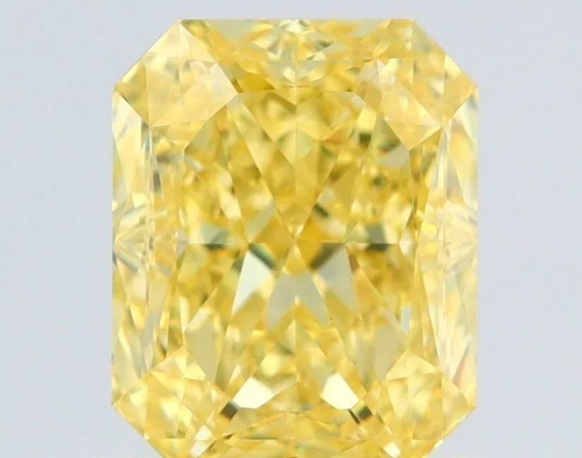 1.3 Carat Radiant Fancy Yellow VVS2 Natural Diamond 1 1.3 Carat Radiant Fancy Yellow VVS2 Natural Diamond