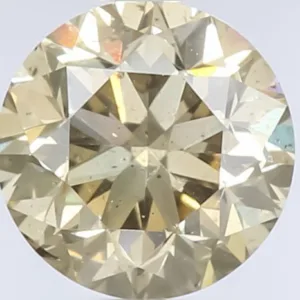 0.71 Carat Round Fancy Dark Brown Natural Diamond