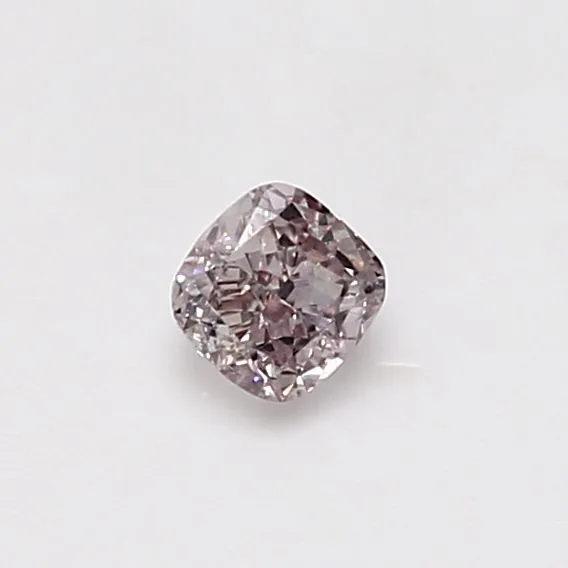 0.32 Carat Cushion Brilliant Fancy Pink VS2 Natural Diamond