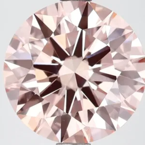 3.03 Carat Round Fancy Vivid Pink VVS2 Lab Diamond