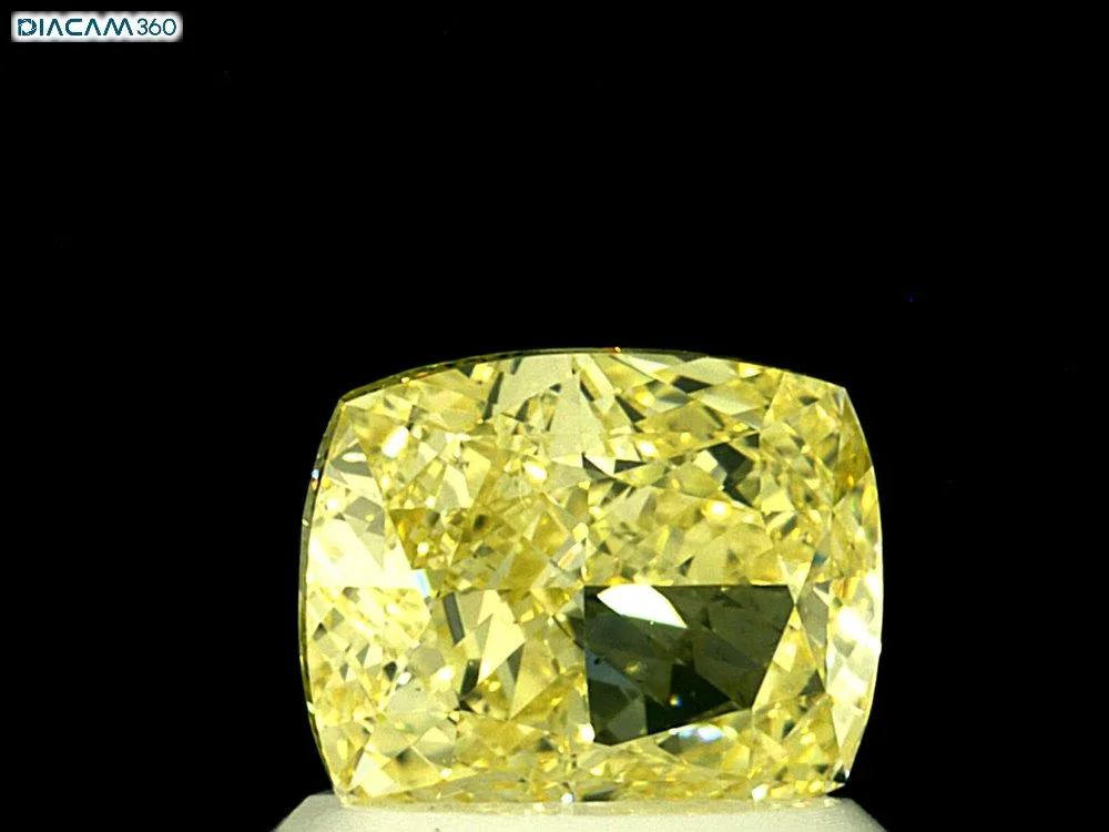 1.18 Carat Cushion Brilliant Fancy Intense Yellow VS2 Natural Diamond 1 1.18 Carat Cushion Brilliant Fancy Intense Yellow VS2 Natural Diamond
