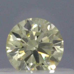 0.29 Carat Round Fancy Deep Pink I1 Natural Diamond