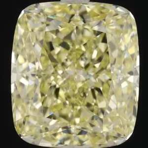 3.24 Carat Cushion Brilliant Fancy Yellow VVS2 Natural Diamond