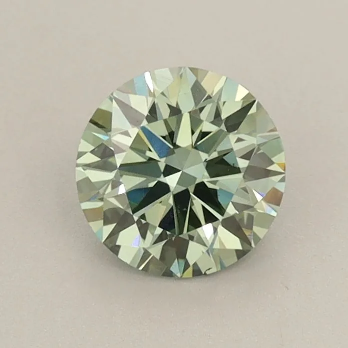 0.76 Carat Round Fancy Vivid Green VS1 Lab Diamond 1 0.76 Carat Round Fancy Vivid Green VS1 Lab Diamond
