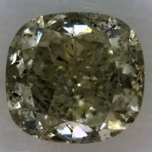 0.7 Carat Cushion Modified Fancy Light Gray Natural Diamond