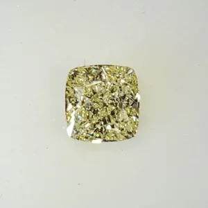 1.39 Carat Cushion Modified Fancy Light Yellow VS1 Natural Diamond