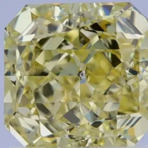 1.13 Carat Cushion Brilliant Fancy Yellow SI1 Natural Diamond