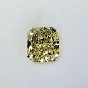 1.26 Carat Radiant Fancy Yellow VS2 Natural Diamond