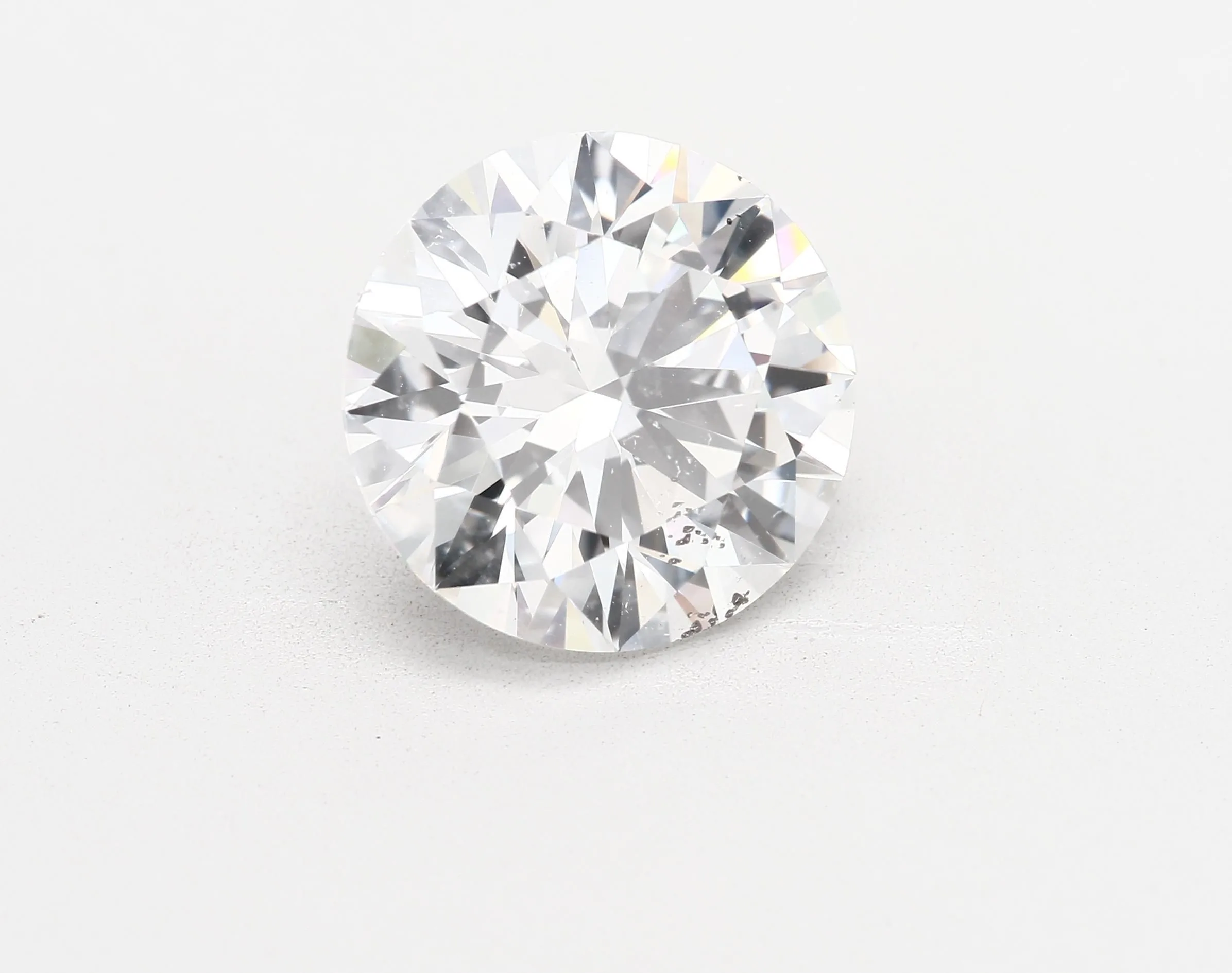 5.33 Carat Round G SI2 Natural Diamond 1 5.33 Carat G SI2 ROUND Diamond