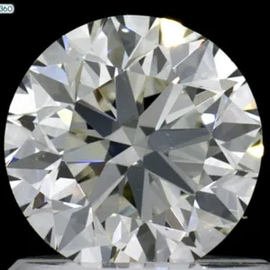 0.91 Carat Round J VVS2 Natural Diamond