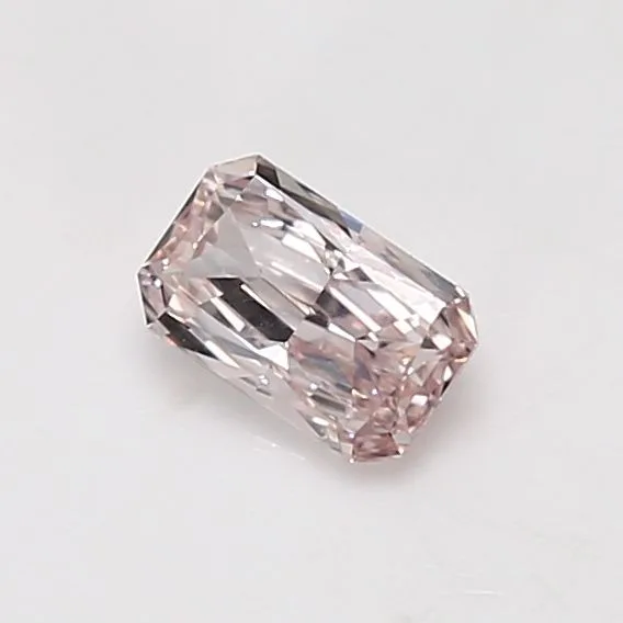0.5 Carat Radiant Fancy Light Pink VS2 Natural Diamond