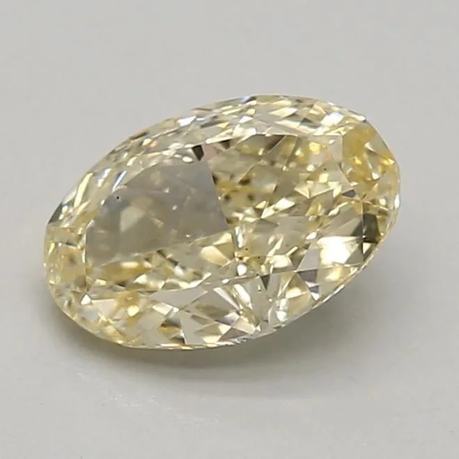 0.91 Carat Fancy Intense Yellow VS1 OVAL Lab Diamond