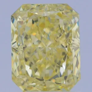2.01 Carat Radiant Fancy Yellow VVS1 Natural Diamond