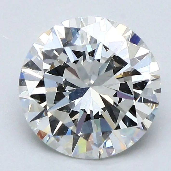 2.02 Carat Round I VVS2 Natural Diamond