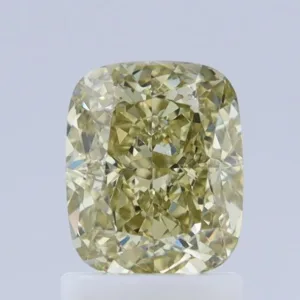 1.51 Carat Cushion Brilliant Fancy Yellow VS1 Natural Diamond