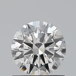 0.61 Carat Round F SI1 Natural Diamond