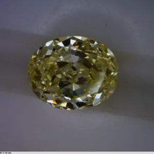 1.1 Carat Oval Fancy Light Yellow VS1 Natural Diamond