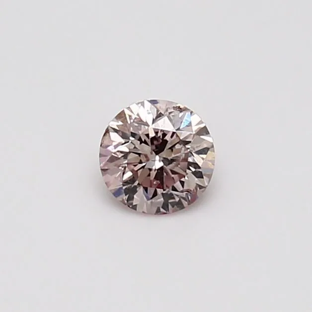 0.36 Carat Round Fancy Pink I1 Natural Diamond