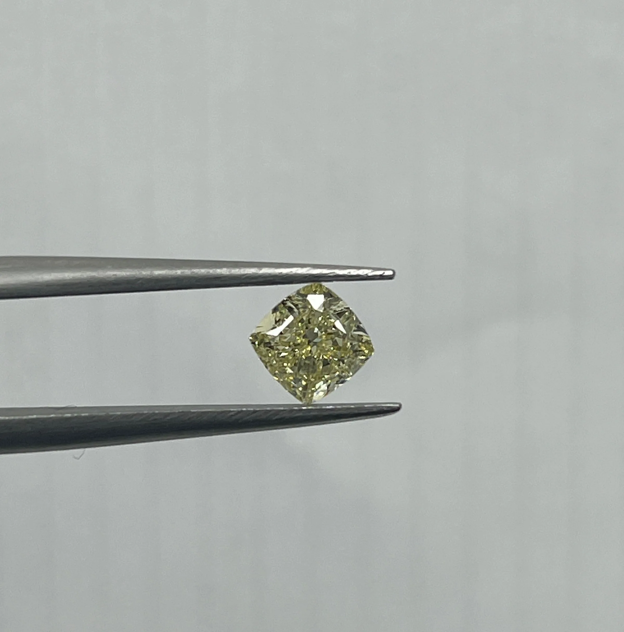 1.01 Carat Cushion Brilliant Fancy Yellow VS2 Natural Diamond 1 1.01 Carat Cushion Brilliant Fancy Yellow VS2 Natural Diamond