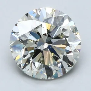 2 Carat Round K SI2 Natural Diamond