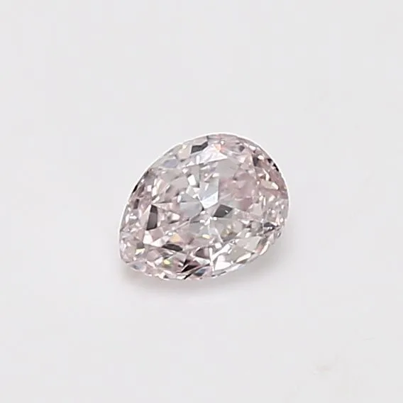 0.29 Carat Pear Light Pink SI1 Natural Diamond