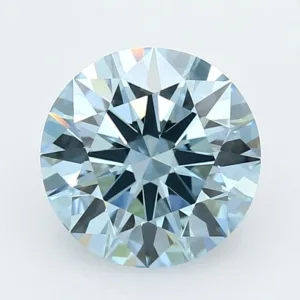2.54 Carat Round Fancy Vivid Blue VVS2 Lab Diamond