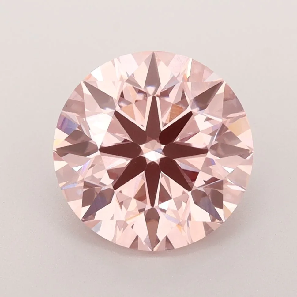 3.02 Carat Fancy Intense Pink VVS2 ROUND Lab Diamond