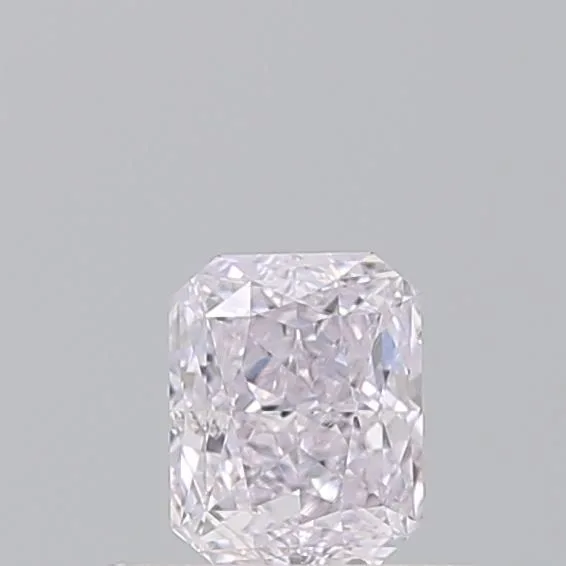 0.51 Carat Radiant Very Light Pink SI1 Natural Diamond