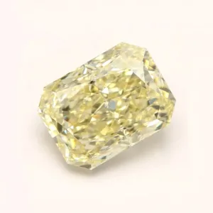 1.17 Carat Radiant Fancy Light Yellow VS2 Natural Diamond