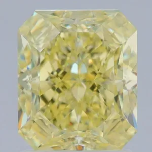 2.02 Carat Emerald Fancy Yellow VVS1 Natural Diamond