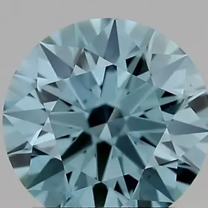 1.42 Carat Fancy Vivid Blue VVS2 ROUND Lab Diamond