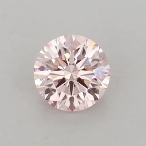 0.51 Carat Round Fancy Intense Pink VS2 Lab Diamond