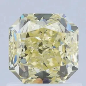 1.09 Carat Square Fancy Light Yellow VS1 Natural Diamond