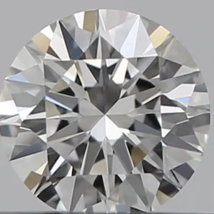 0.34 Carat Round I VVS2 Natural Diamond