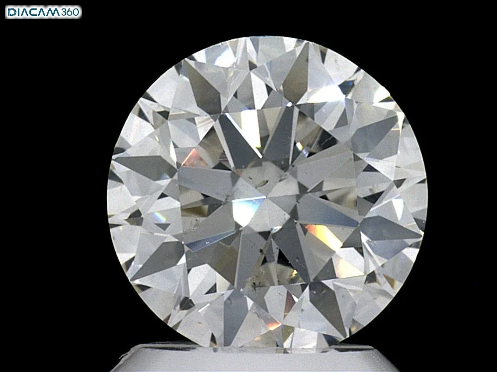 2.01 Carat Round H SI1 Natural Diamond 1 2.01 Carat Round H SI1 Natural Diamond
