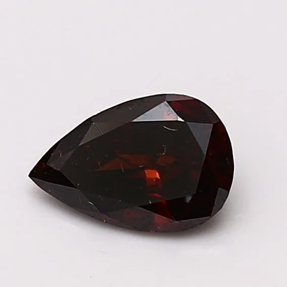 0.73 Carat Pear Fancy Dark Brown SI2 Natural Diamond