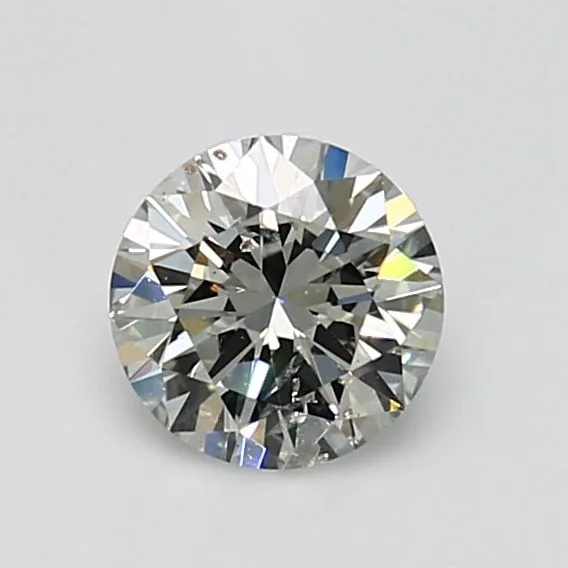 1.01 Carat Round Very Light Green SI2 Natural Diamond