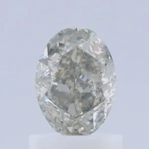 1.02 Carat Oval Very Light Gray SI2 Natural Diamond
