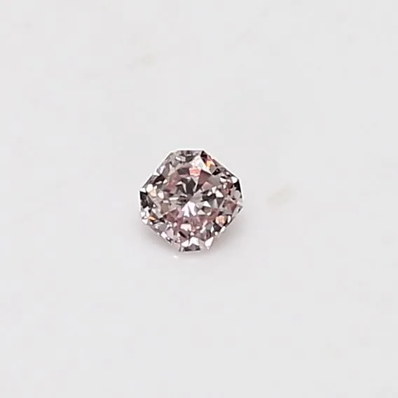 0.07 Carat Radiant Fancy Pink Natural Diamond