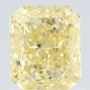 1.22 Carat Radiant Fancy Yellow VS1 Natural Diamond