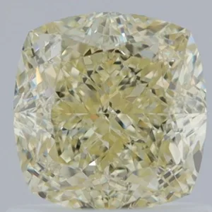 1.14 Carat Cushion Modified Fancy Light Yellow VS1 Natural Diamond