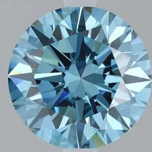 2.15 Carat Fancy Vivid Blue VVS2 ROUND Lab Diamond