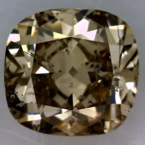 0.72 Carat Cushion Modified Fancy Dark Brown Natural Diamond