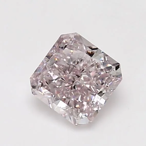 1.06 Carat Radiant Fancy Light Pink SI2 Natural Diamond