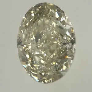 1.04 Carat Oval Fancy Yellow VS2 Natural Diamond