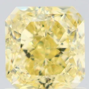 1.06 Carat Radiant Fancy Yellow VVS2 Natural Diamond