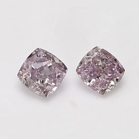 0.2 Carat Cushion Brilliant Fancy Pink I2 Natural Diamond